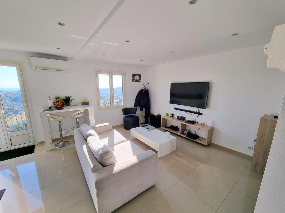 2 Pieces D'Exception Vue Mer Apartment Vence Exterior photo